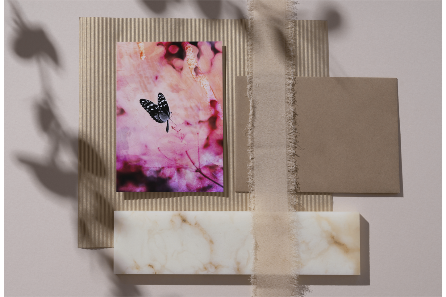 Schmetterling - Pink
