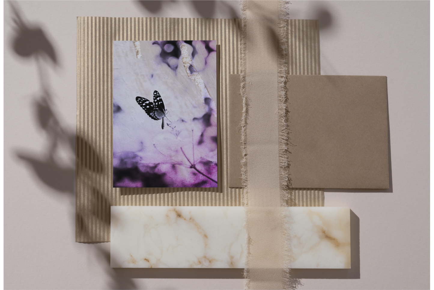 Schmetterling - Violett