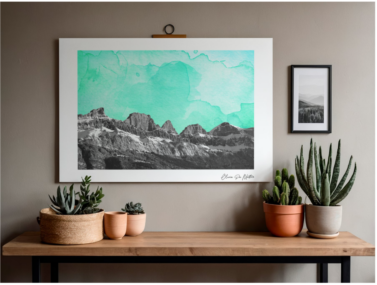 Churfirsten - Aquarell
