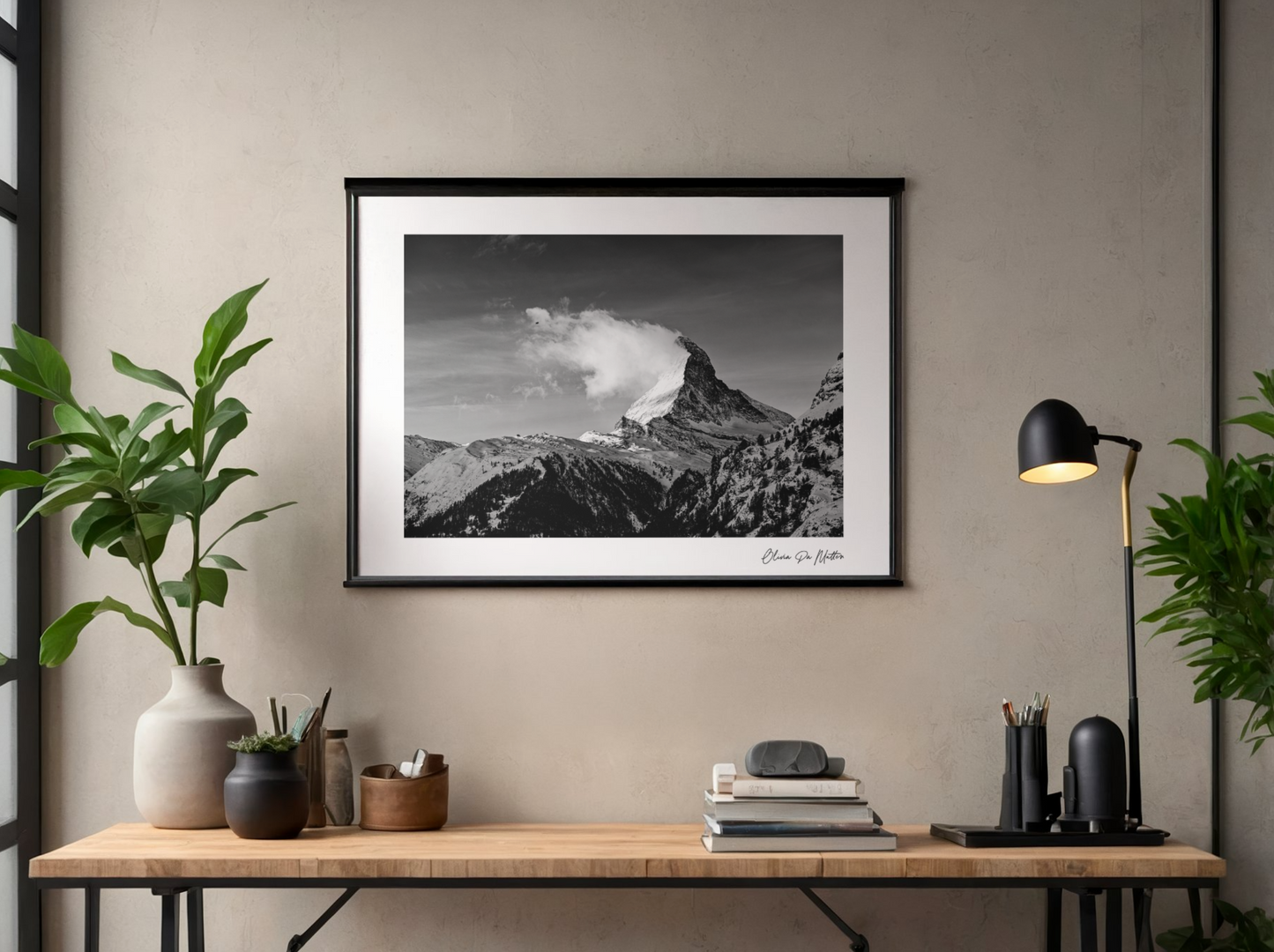 Matterhorn schwarz-weiss 0.2