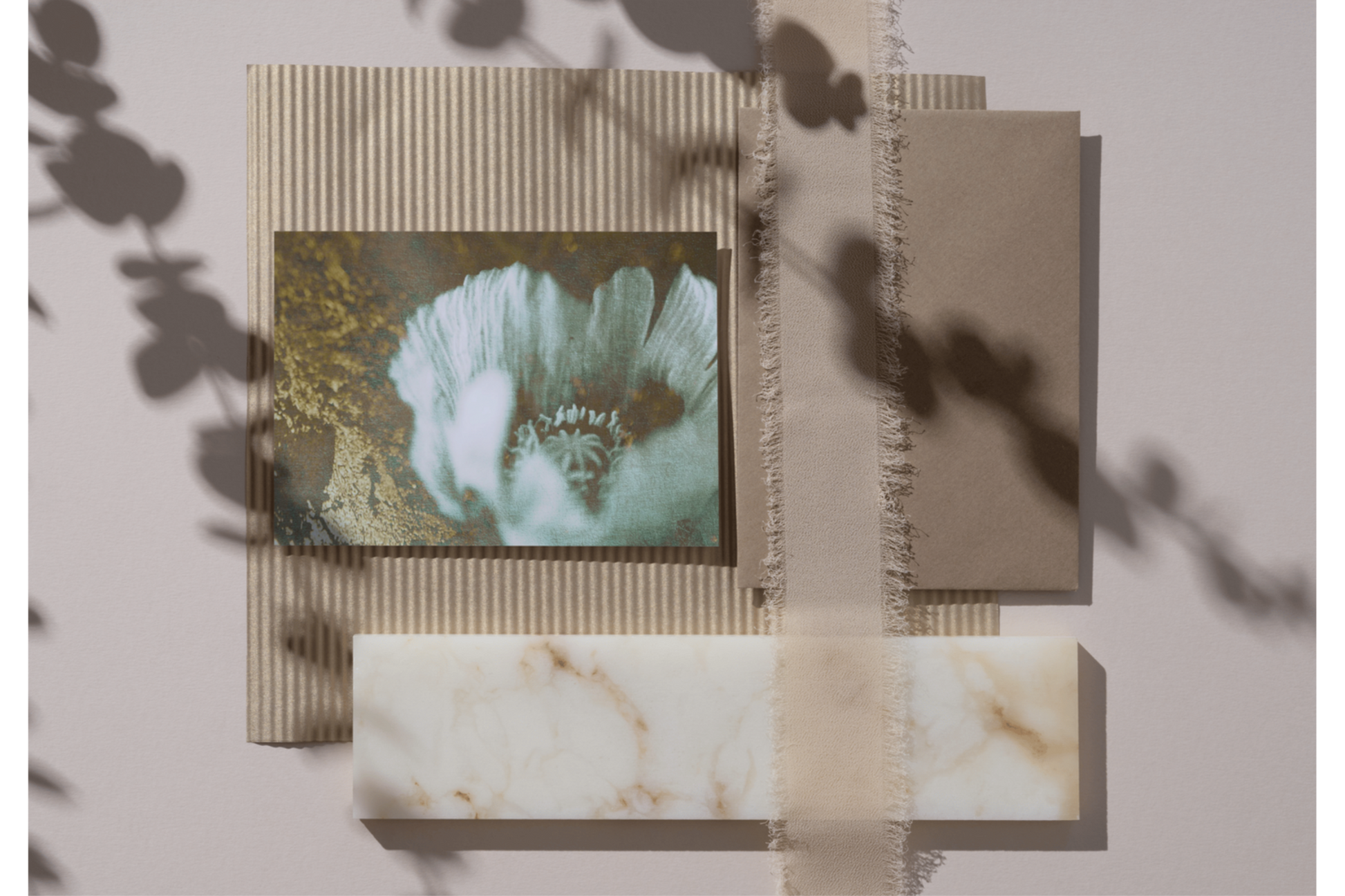 Postkarte_Mohn_gruen_gold