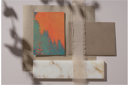 Tannen-Orange-Grün
