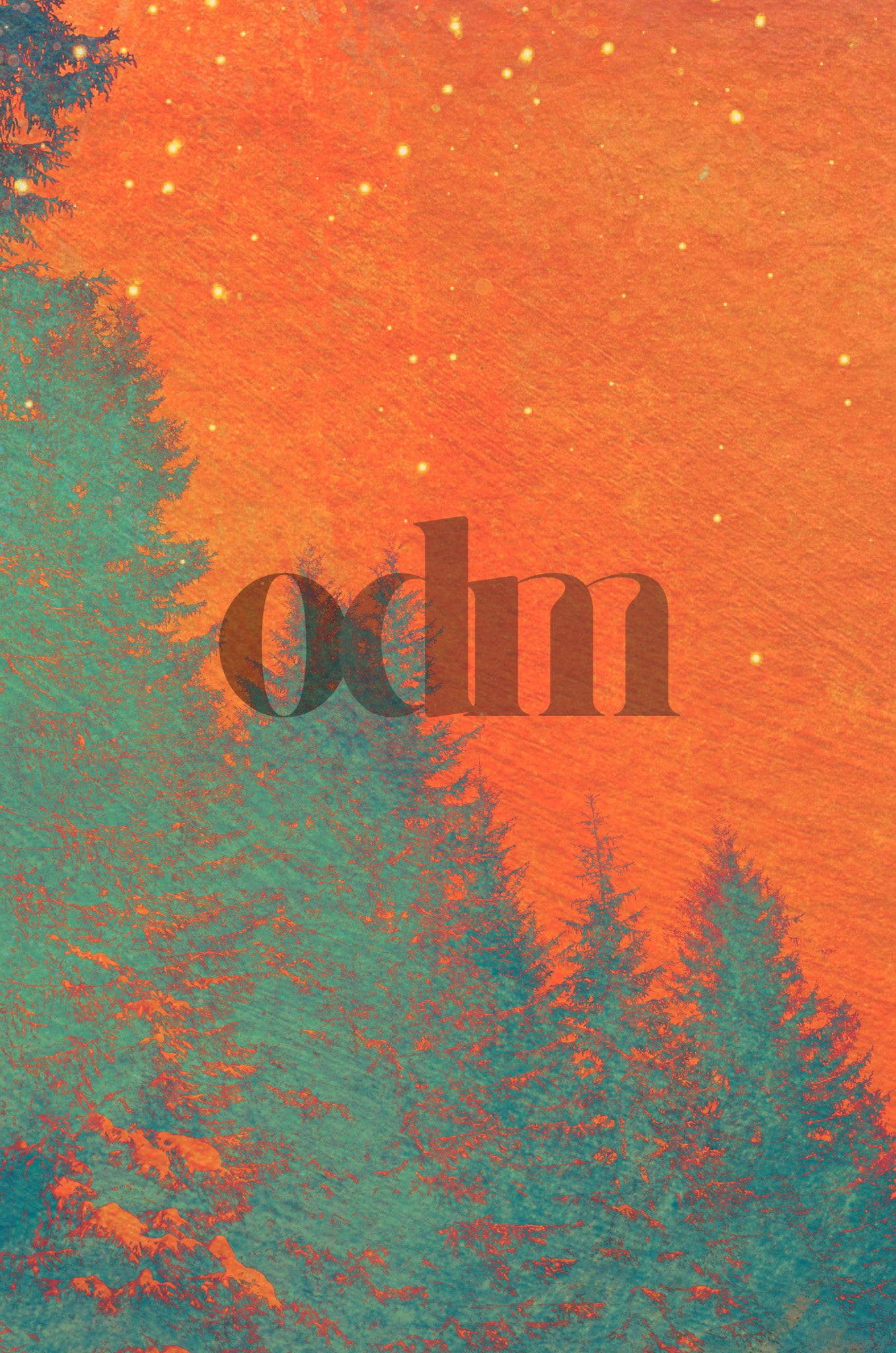 Tannen-Orange-Grün