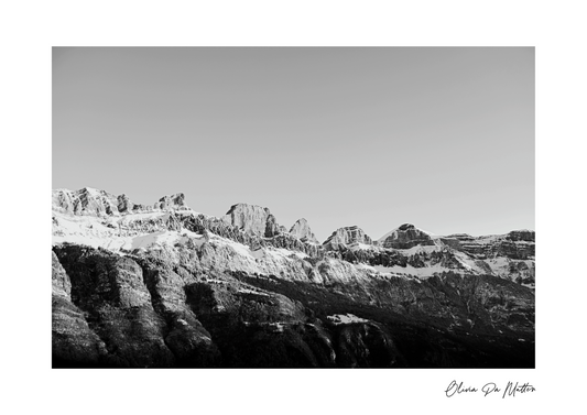 Churfirsten schwarz-weiss Nr.02