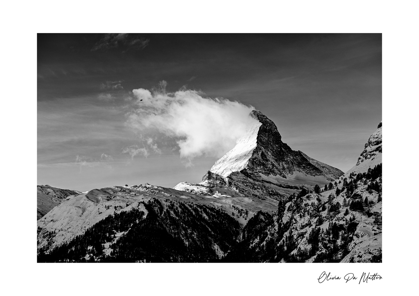Matterhorn schwarz-weiss 0.2