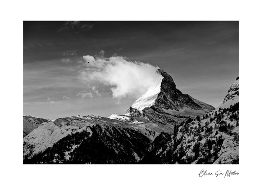 Matterhorn schwarz-weiss 0.2