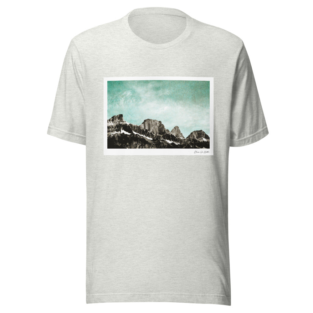 T-Shirt hellgrau melliert