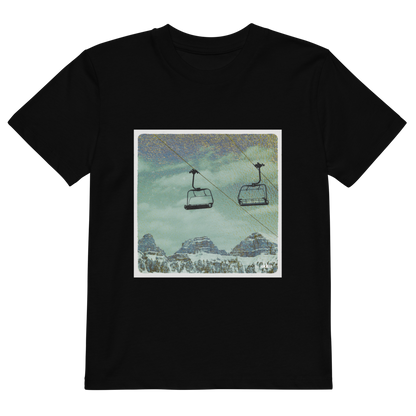 Kinder T-Shirt Sessellift grau
