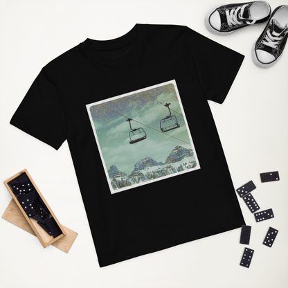 Kinder T-Shirt Sessellift grau