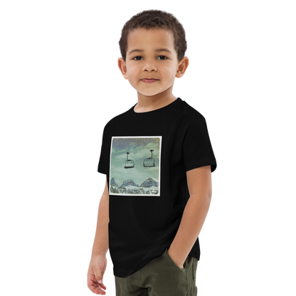 Kinder T-Shirt Sessellift grau
