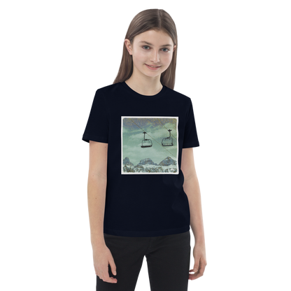 Kinder T-Shirt Sessellift grau