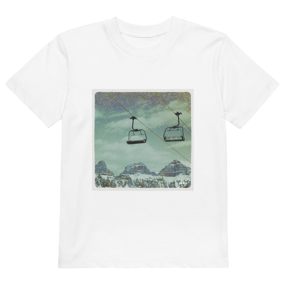 Kinder T-Shirt Sessellift grau